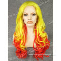 Hot Sale lace front wigs Synthetic Two Tones Colored Wigs online wigs